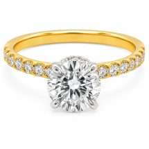 18ct Gold "Comet" 1.43ct Brilliant Cut Lab Diamond Ring