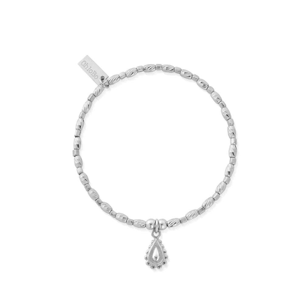 SBCFR3082 Chlobo sterling silver soul glow raindrop bracelet front image SBCFR3082 Chlobo sterling silver soul glow raindrop bracelet front image