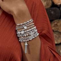 Chlobo Silver Soul Glow Raindrop Bracelet SBCFR3082