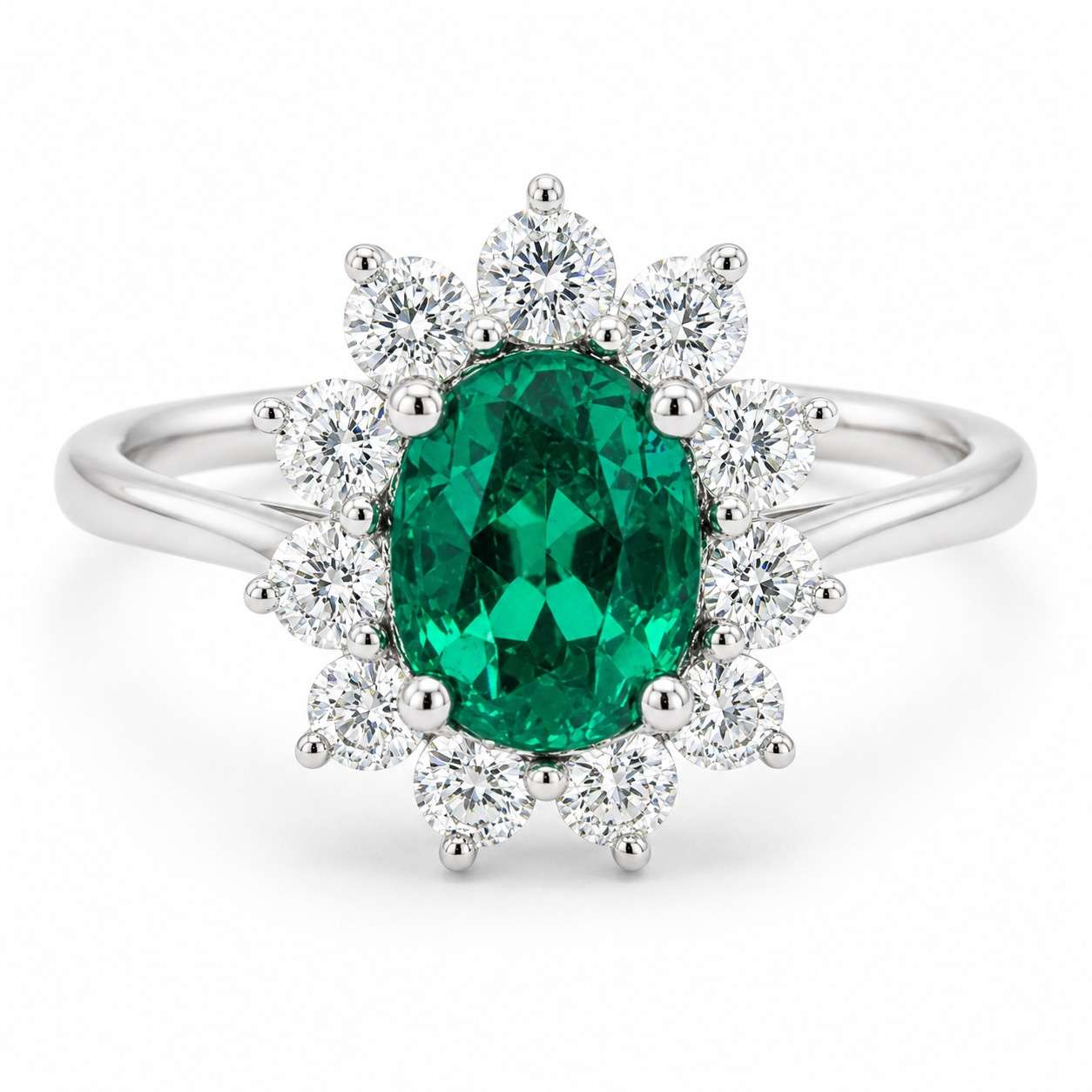 SR2477-EM-WG-LG-9ct-white-gold-94pts-oval-emerald-0.61cts-diamond-lab-cluster-ring-front-image SR2477-EM-WG-LG-9ct-white-gold-94pts-oval-emerald-0.61cts-diamond-lab-cluster-ring-front-image