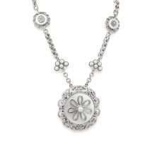 Newbridge Grace Kelly Silver Plated Necklace VGK201