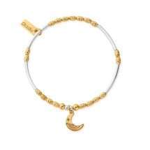 Chlobo Silver Gold Luna Moon Bracelet GMBMNSR4019