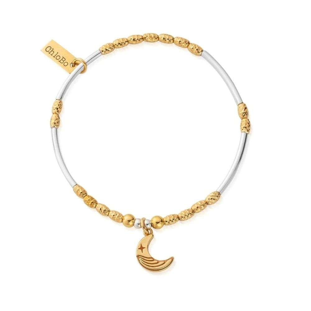 gmbmnsr4019 chlobo Mixed Metal Luna Moon Bracelet front image gmbmnsr4019 chlobo Mixed Metal Luna Moon Bracelet front image
