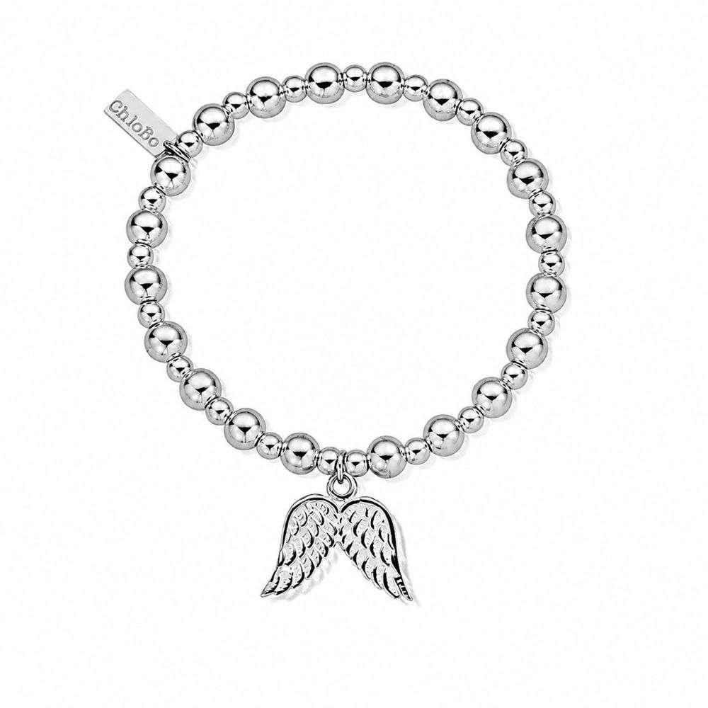 sbmsb702 CHLOBO MINI SMALL BALL DOUBLE ANGEL WING FRONT IMAGE