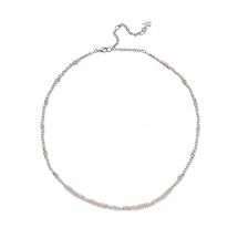 Chlobo Silver Summer Of Love Rose Necklace SNRQPDS