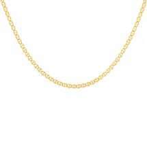 9ct Yellow Gold 2mm Mini Diamond Cut Rambo Chain