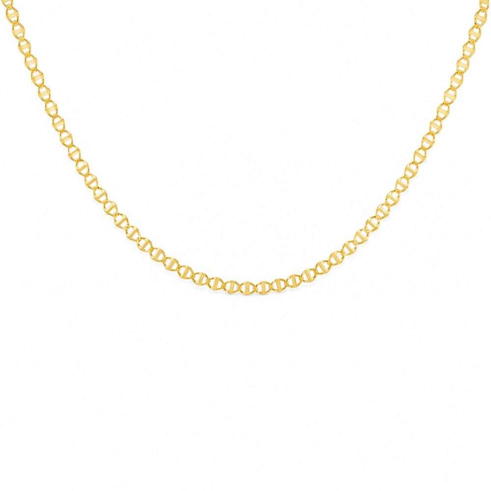 1.16.0663 9ct Yellow Gold 2mm Mini Diamond Cut Rambo Chain 41cm front image 1.16.0663 9ct Yellow Gold 2mm Mini Diamond Cut Rambo Chain 41cm front image