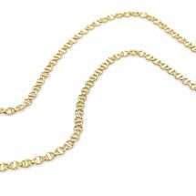9ct Yellow Gold 2mm Mini Diamond Cut Rambo Chain