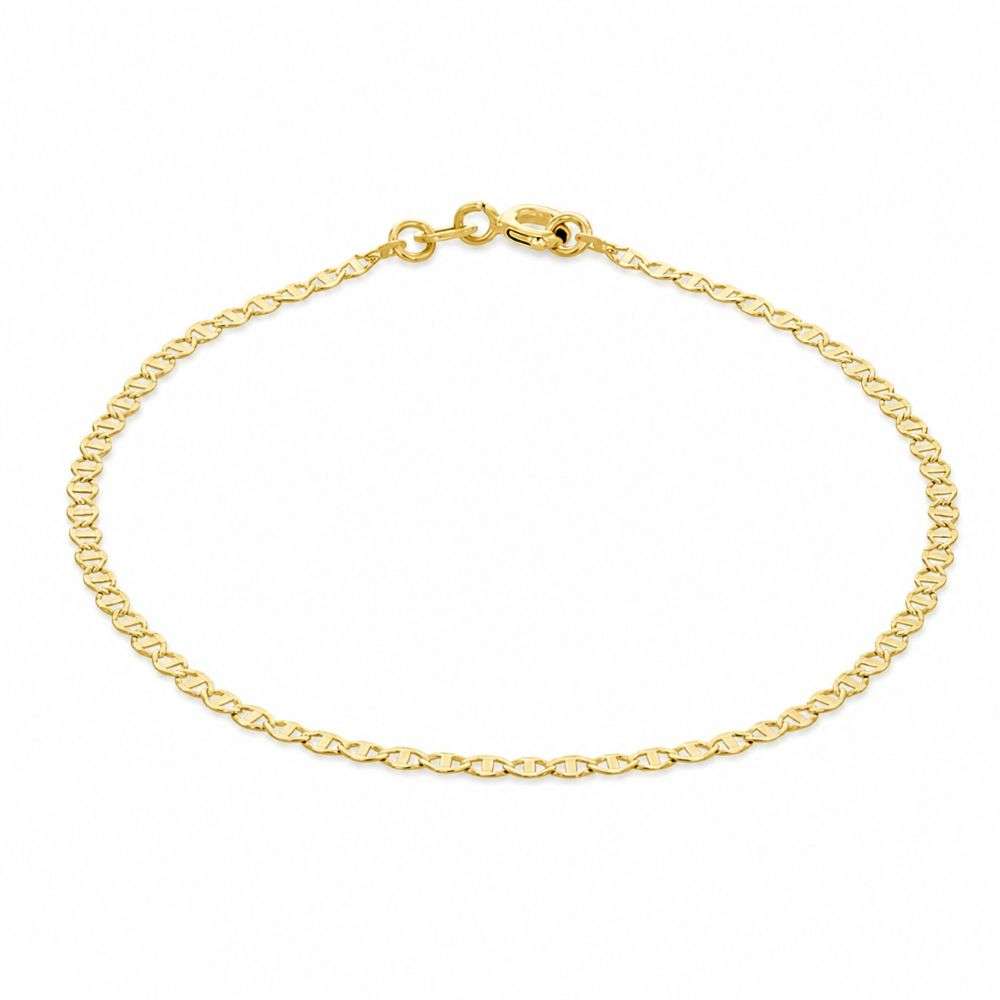 1.26.0661 9ct Yellow Gold 2mm Mini Diamond Cut Rambo bracelet front image