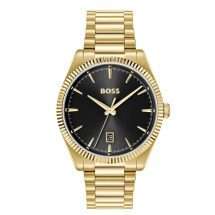 Boss Mens Cheswick Gold Bracelet Analogue Watch 1514312