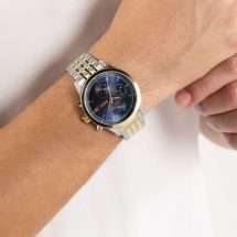 Boss Mens Stratus Gold And Steel Bracelet Watch 1514329