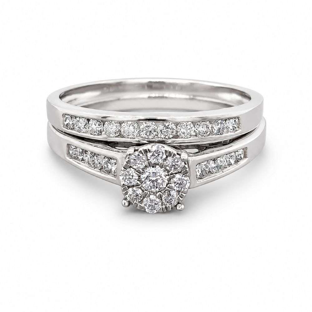9067R050-9W-9ct-white-gold-0.50ct-diamond-double-ring-set-front-image 9067R050-9W-9ct-white-gold-0.50ct-diamond-double-ring-set-front-image