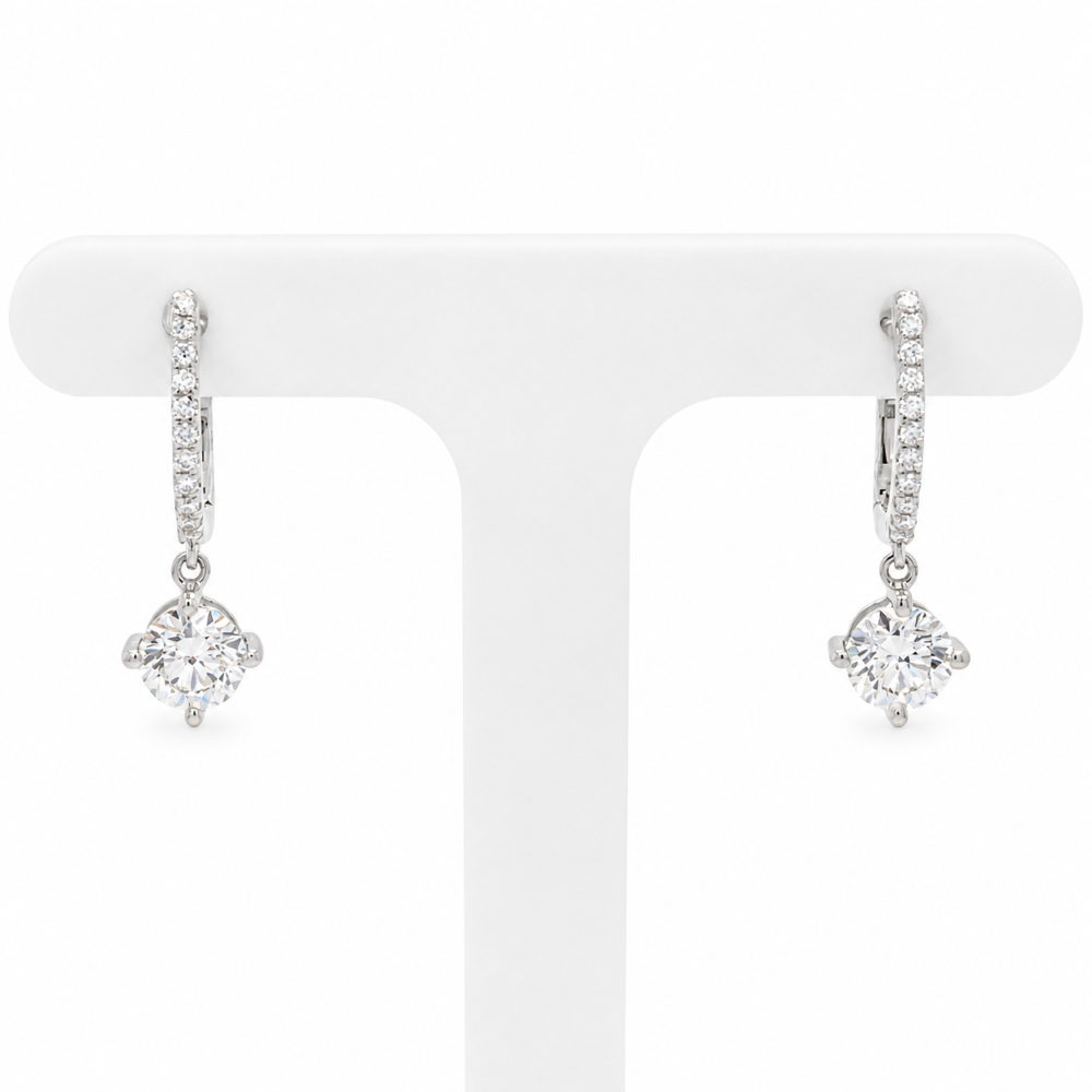982574 9ct White Gold 1.14ct Lab Diamond Drop Earrings Front Image.jpeg