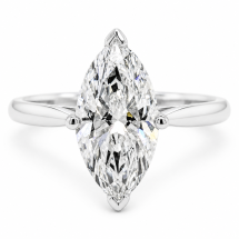 9ct Gold 2.00ct Lab Diamond Marquise Cut Solitaire Ring