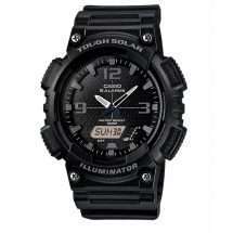 Casio Tough Solar Black Silicon Watch AQ-S810W-1A2VEF