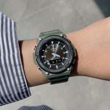 Casio Tough Solar Green Silicon Watch AQ-S820W-3BVEF