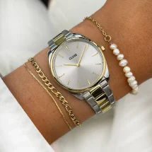 Cluse Womens Gold Steel Feroce Petite Watch CW11207