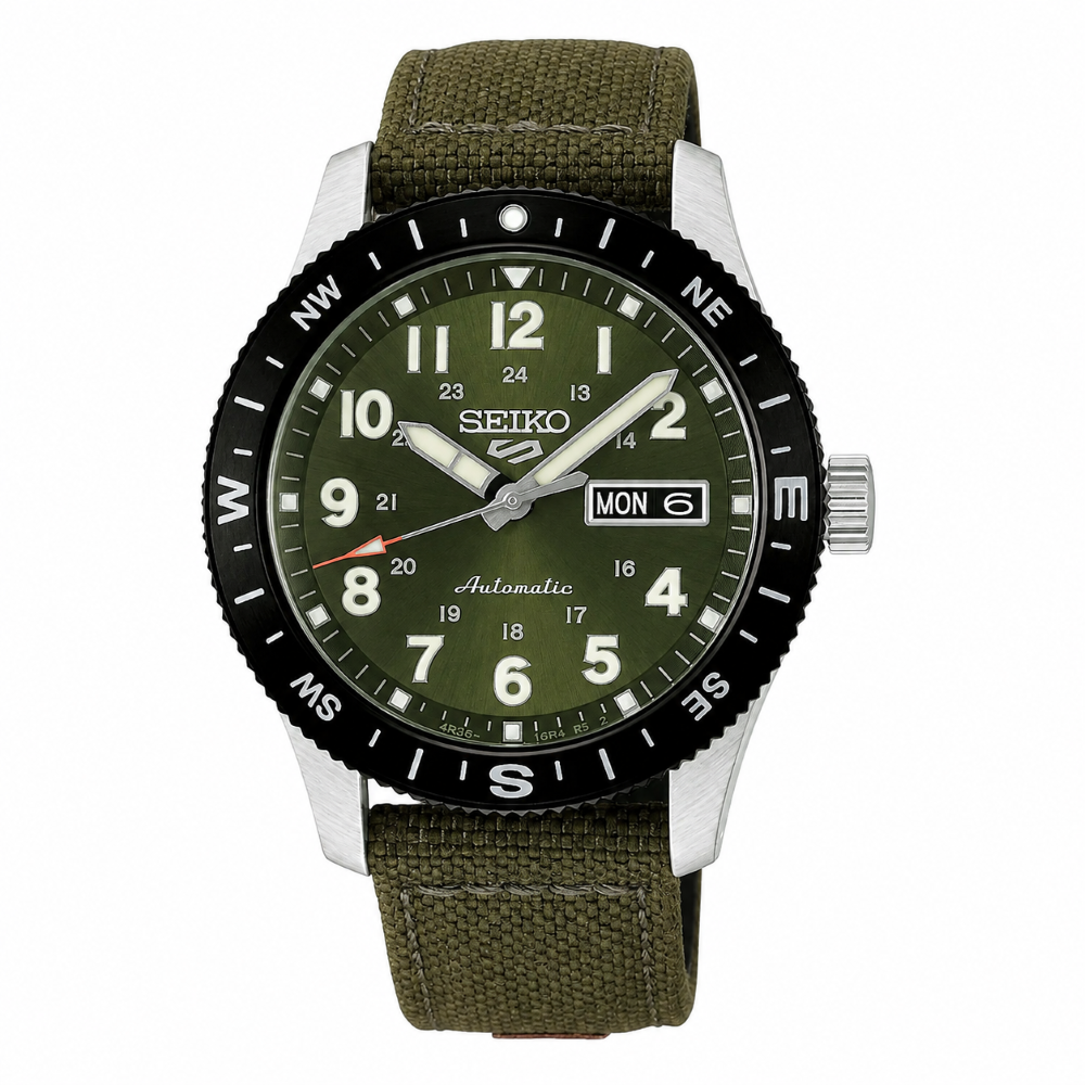 HDB008K1 Seiko 5 Sports Field In Fatigue Green front image