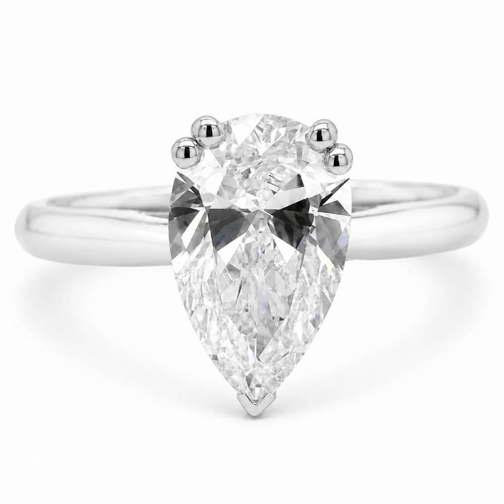 R4924-9W-2.00 9ct White Gold 2.00ct Pear Shape Diamond Solitaire Front Image.jpeg R4924-9W-2.00 9ct White Gold 2.00ct Pear Shape Diamond Solitaire Front Image.jpeg