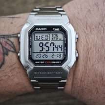 Casio Steel Silicon Illuminator Watch W-800HD-1AVEF