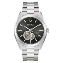 Bulova Mens Surveyor Steel Automatic Watch 96A270