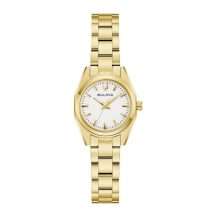 Bulova Womens Surveyor Mini Gold Watch 97L190