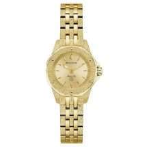 Bulova Womens Marine Star Gold Dazzle Watch 97L192
