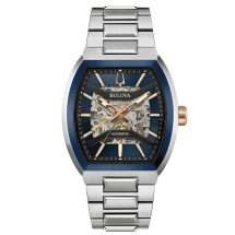 Bulova Mens Maquina Tonneau Automatic Watch 98A319