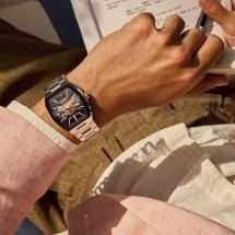 Bulova Mens Maquina Tonneau Automatic Watch 98A319