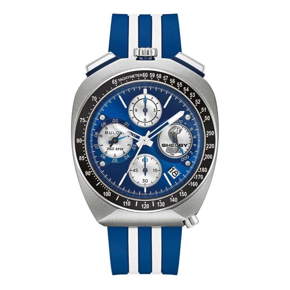 98B452 Bulova Steel Shelby Chrono Limited Edition watch front image 98B452 Bulova Steel Shelby Chrono Limited Edition watch front image