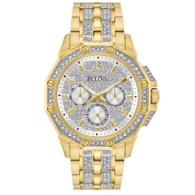 Bulova Mens Crystal Octavia Marc Anthony Watch 98C126