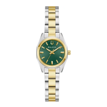 Bulova Womens Surveyor Green Dial Bracelet Watch 98L329