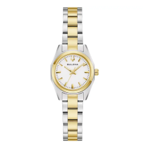 Bulova Womens Surveyor Gold Steel Bracelet Watch 98L331
