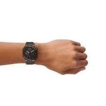 Armani Exchange Mens Bass Black Steel Watch AX1479