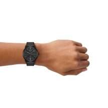 Armani Exchange Mens Lexon Black Steel Watch AX2651