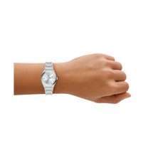 Fossil Everett Steel Bracelet Silver Dial Watch ES5490
