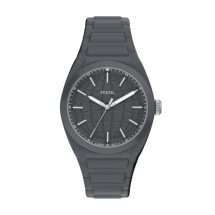 Fossil Mens Everett Grey Silicon Dial Watch FS6179