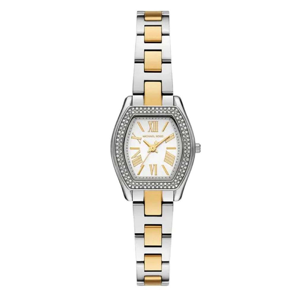 MK7620 Michael Kors Chelsea gold steel cz bezel bracelet front image