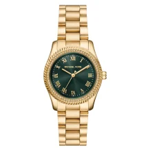 Michael Kors Gold Lexington Emerald Dial Watch MK7622