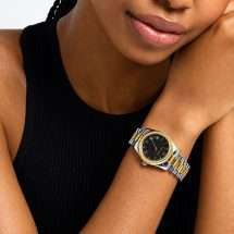 Michael Kors Gold Lexington Black Dial Watch MK7625
