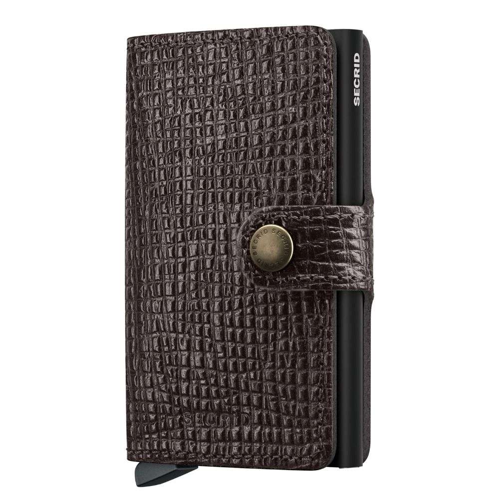 MPlm-Brown Secrid miniwallet leather Palmellato brown front image