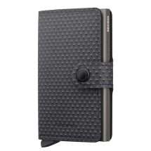 Secrid Pyramid Grey Leather Miniwallet Mpy-Grey