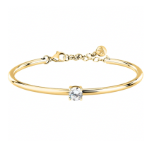 Morelatto 18k Gold Plated Cerchi CZ Set Bangle SAKM97