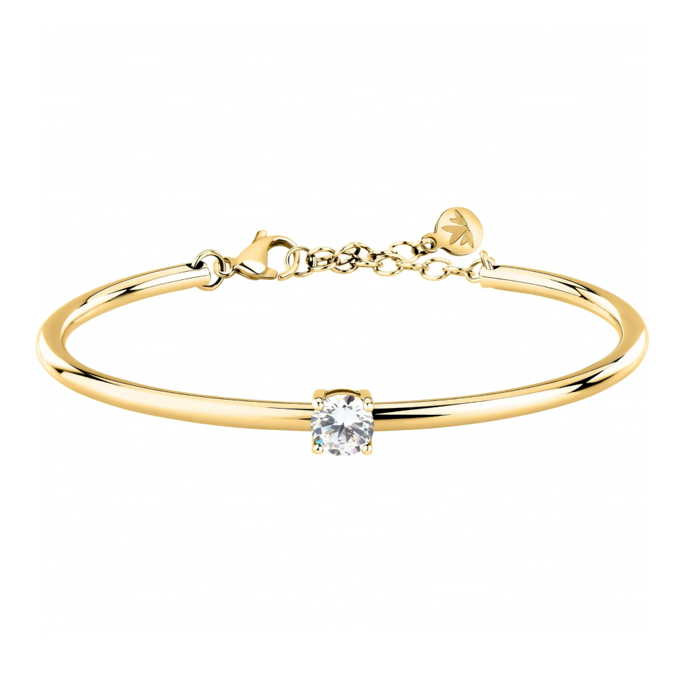 SAKM97-morellato-cerchi-bracelet-18k-gold-plate-cz-bangle-front-image SAKM97-morellato-cerchi-bracelet-18k-gold-plate-cz-bangle-front-image