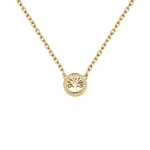 Morelatto 18K Gold Plated Talismani CZ Necklace SAQE47