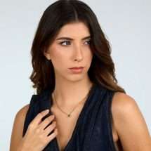 Morelatto 18K Gold Plated Talismani CZ Necklace SAQE47