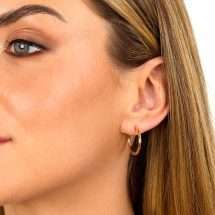 Morelatto 18k Gold Plated Hoop Earrings SAUP23