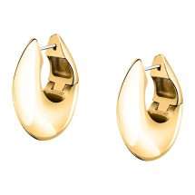 Morelatto 18k Gold Plated Creole Oval Earrings SAUP32