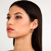 Morelatto 18K Gold Plated Creole Hoop Earrings SAUP33