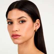 Morelatto 18K Gold Plated Creole Hoop Earrings SAUP34